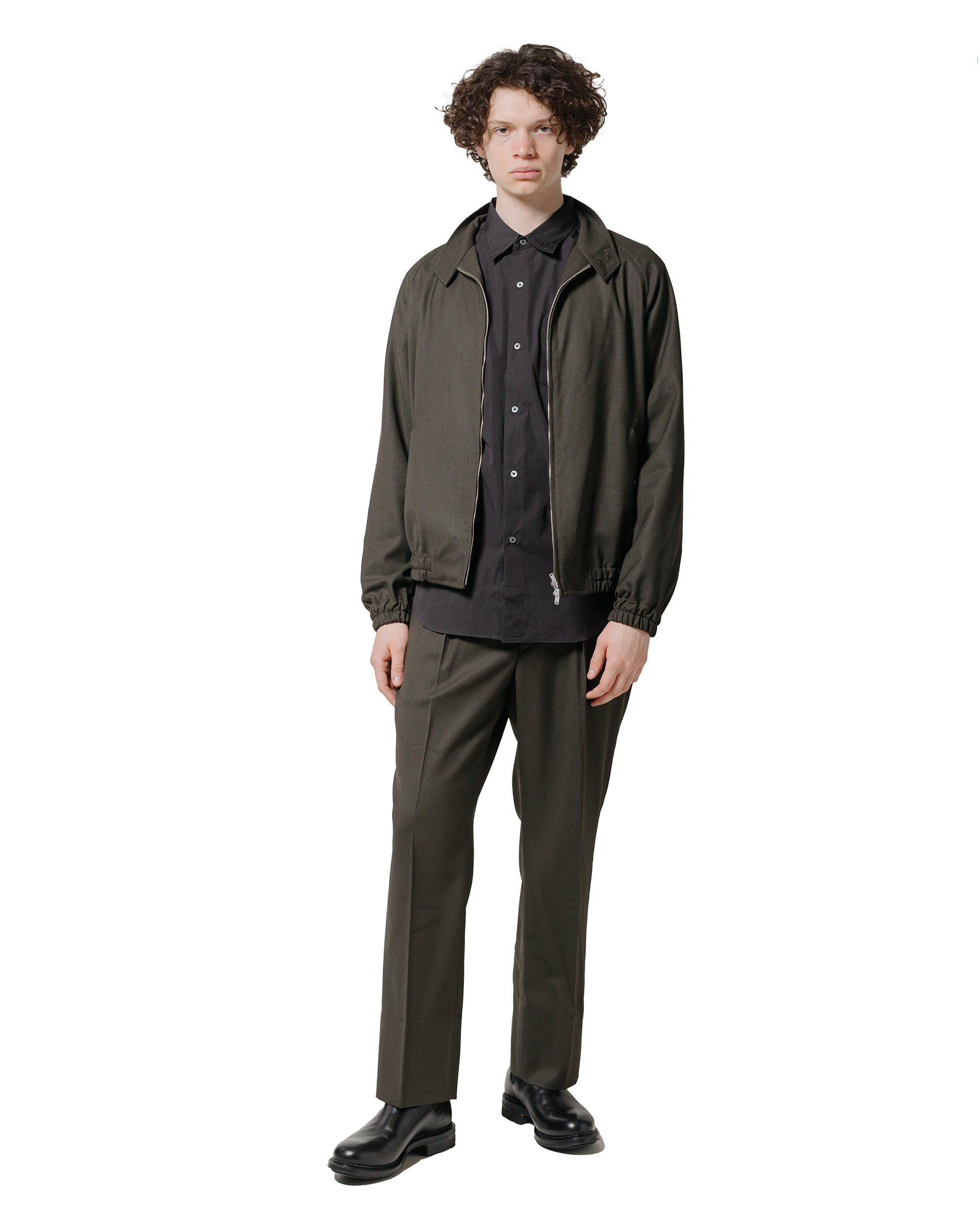 Regular Collar Dress Shirt Charcoal - 4