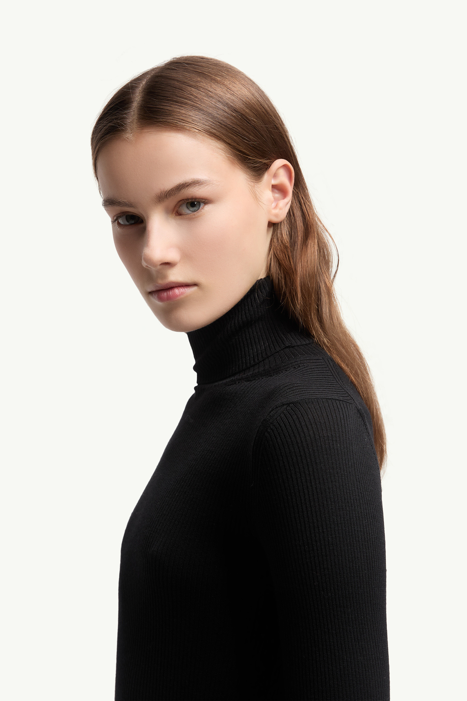 Logo Wool Turtleneck Sweater - 4