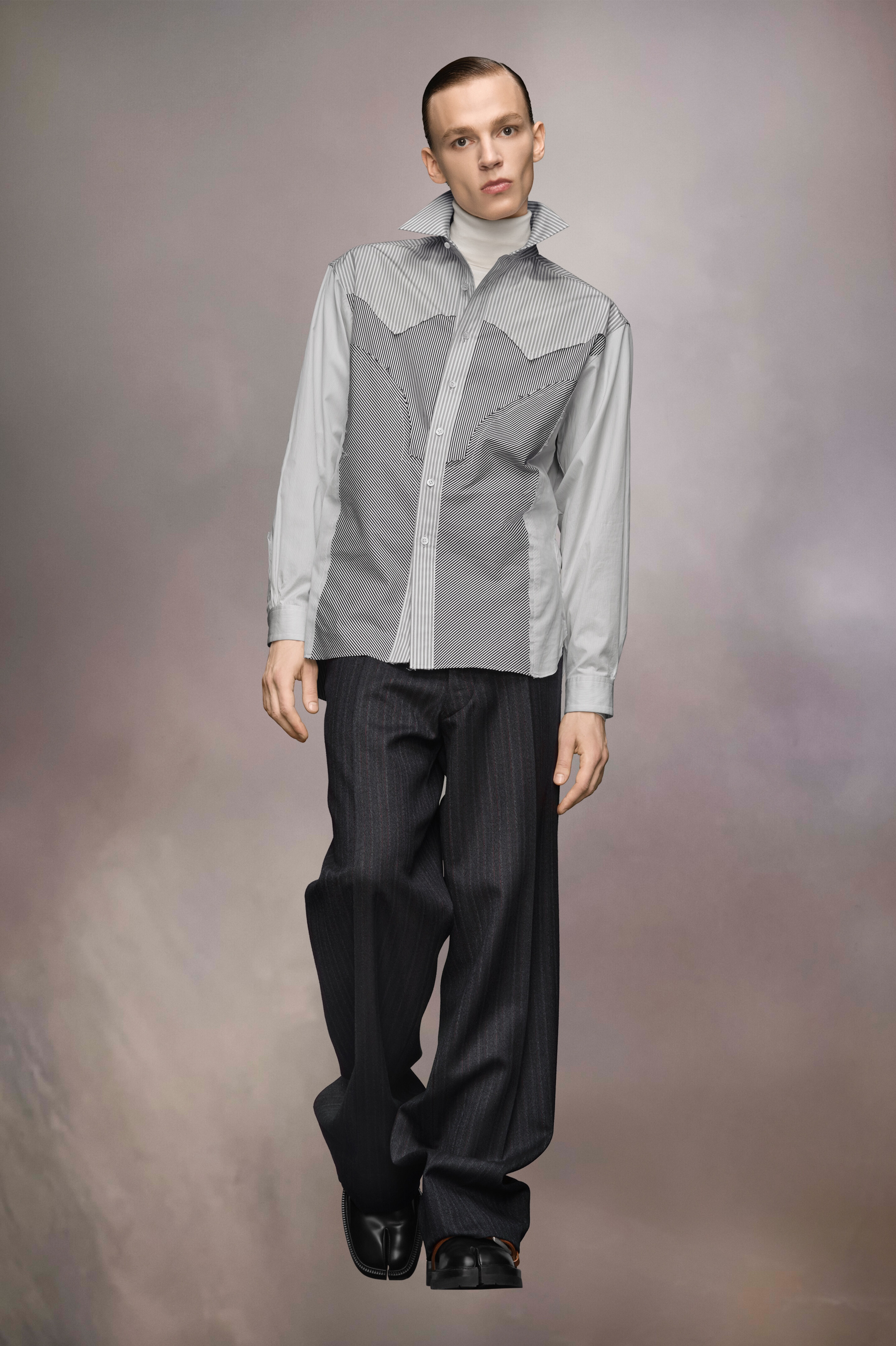 Stripe Yoke Shirt - 3