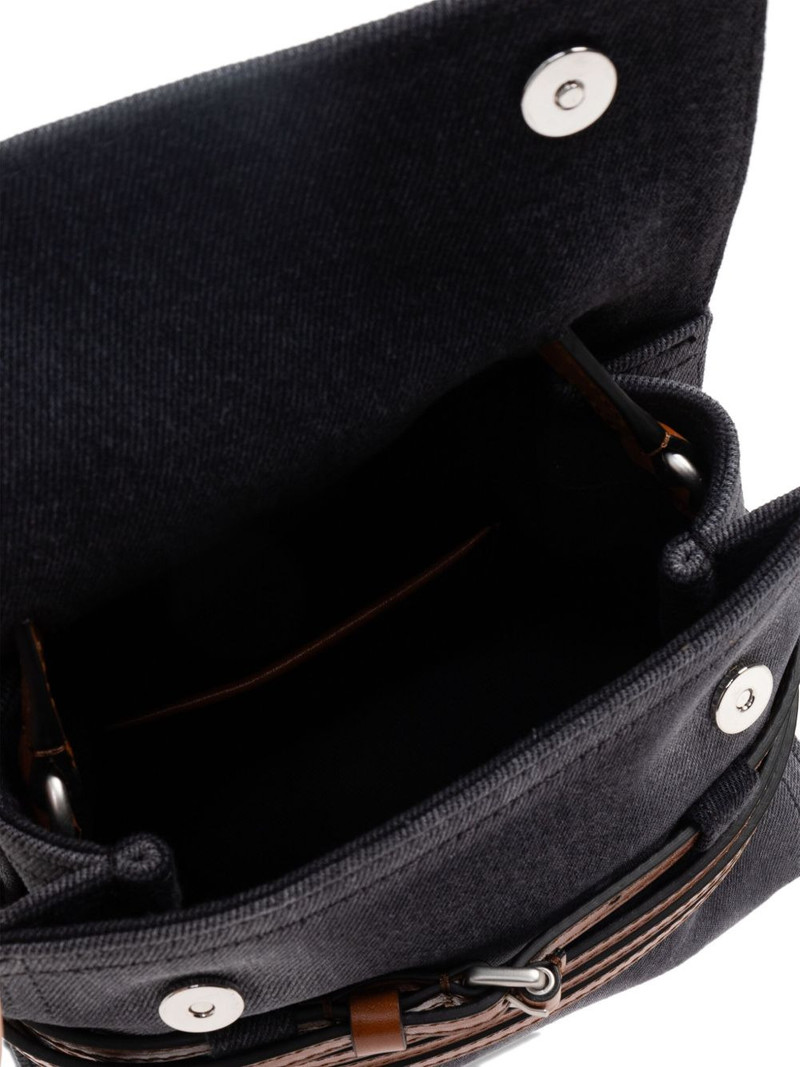 Tie Me denim belted mini bag 5