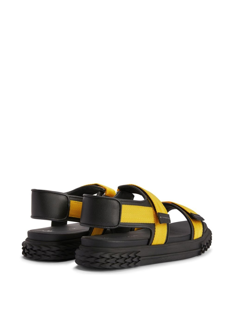 Frankie touch-strap leather sandals 3