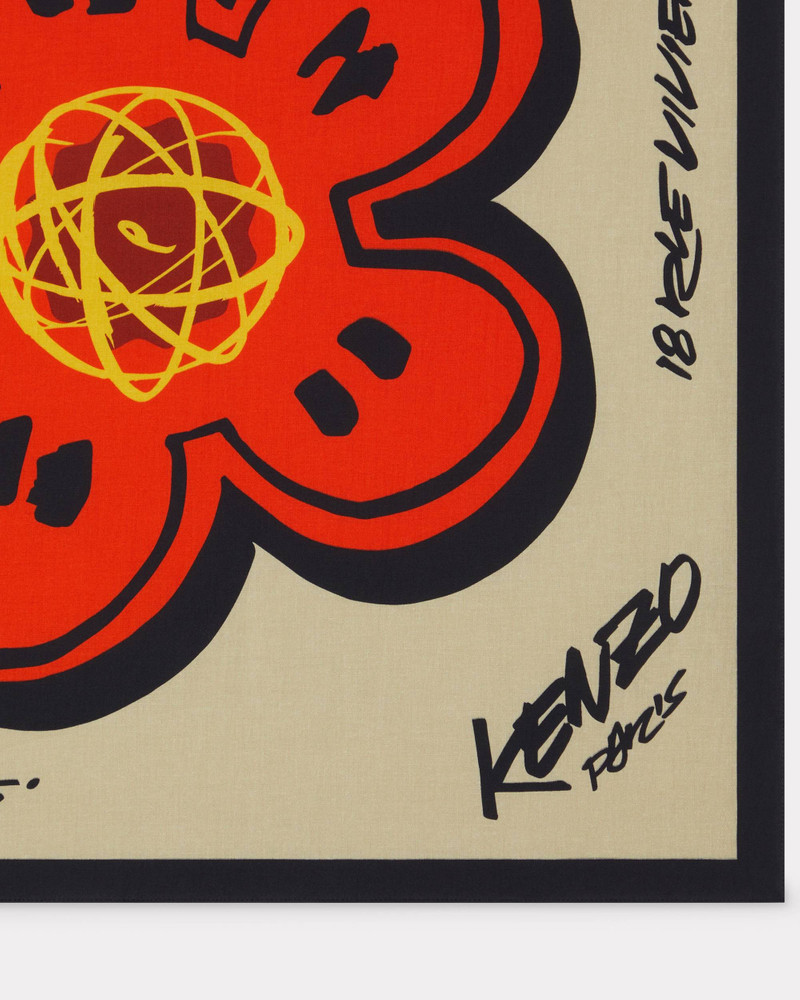KENZO 'Kenzo x Futura 2000' bandana in cotton outlook