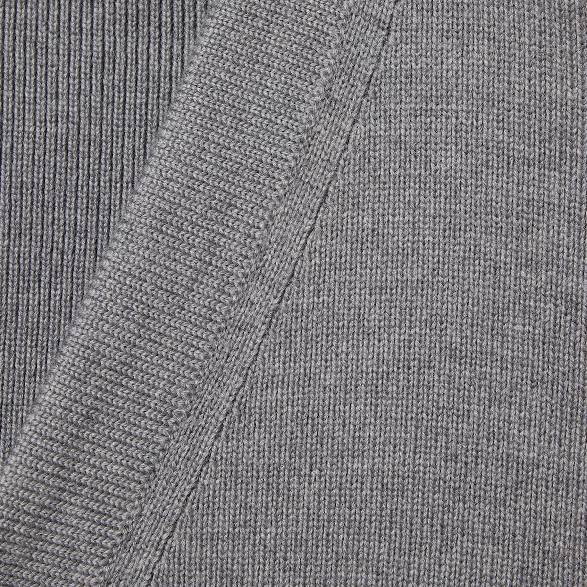 Stitch wool cardigan with Web - 7