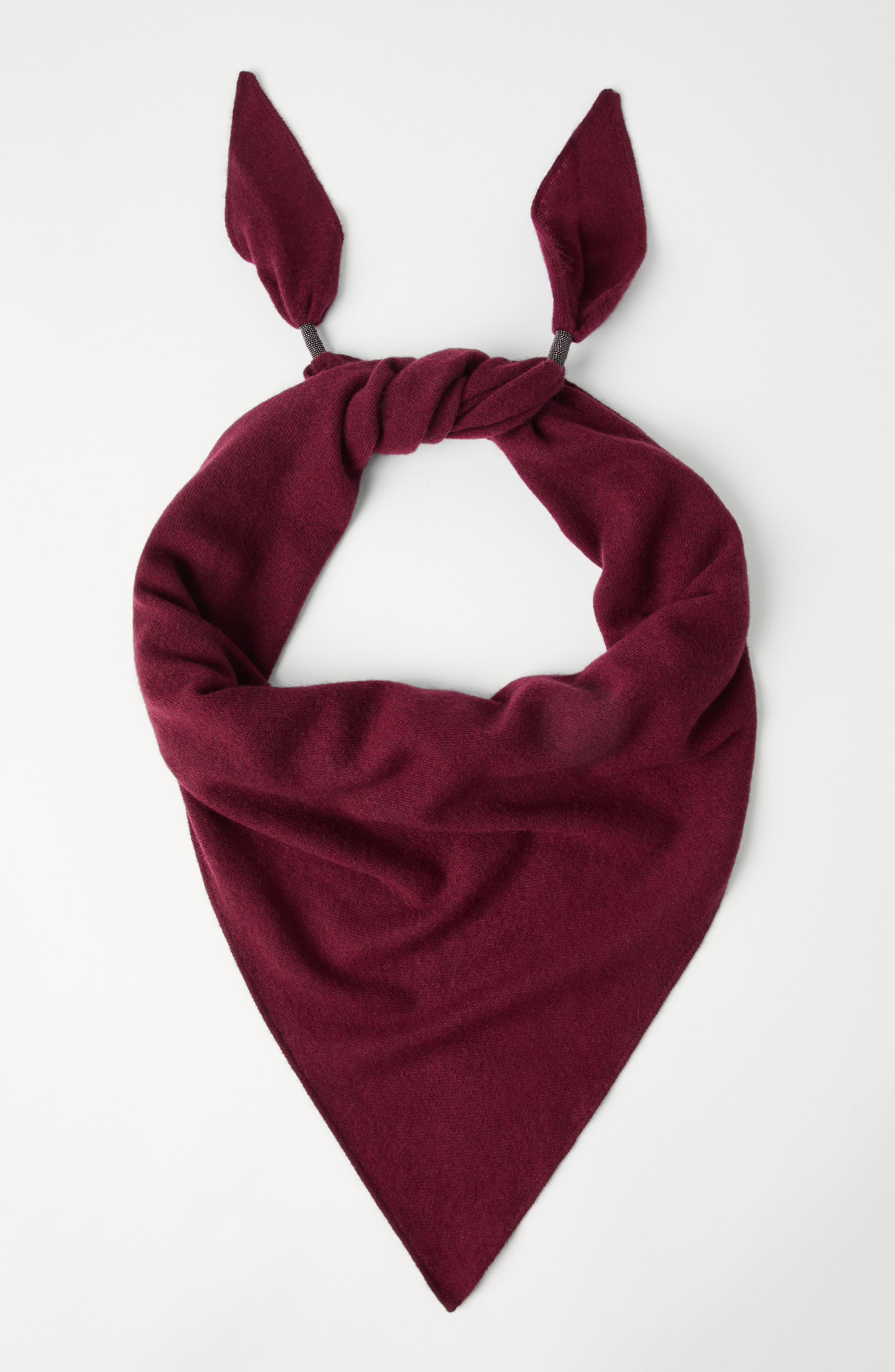 Brunello Cucinelli Scarf with monili in Amaranth at Nordstrom - 2