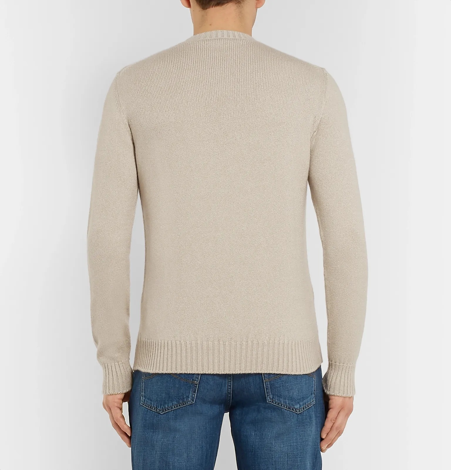 Cable-Knit Cashmere, Silk and Cotton-Blend Sweater - 5