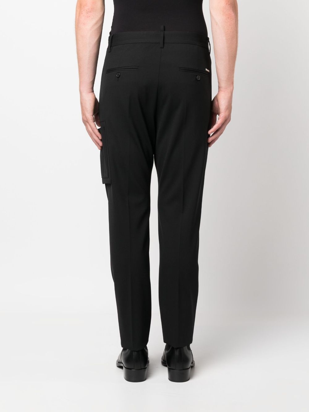 virgin-wool tailored trousers - 4