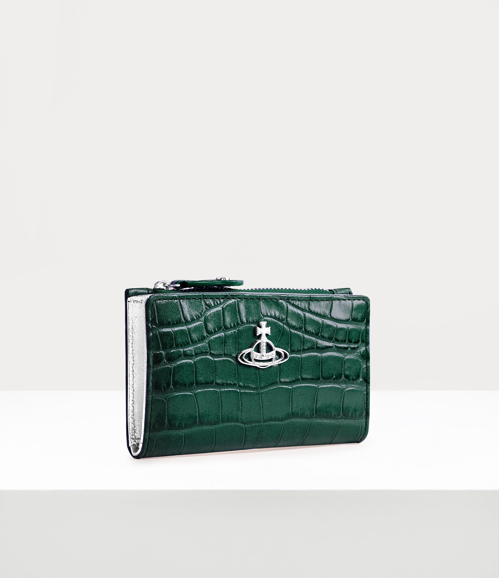 CROCODILE SLIM FLAP CARD HOLDER - 2
