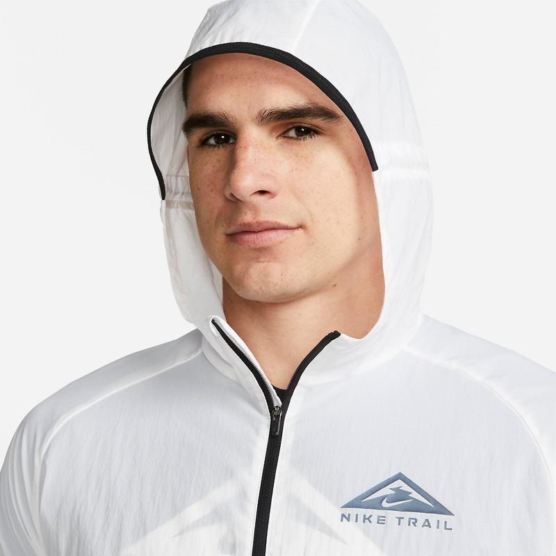 Nike Nike Trail Aireez lightweight trail running jacket 'White' DX6884-100 outlook