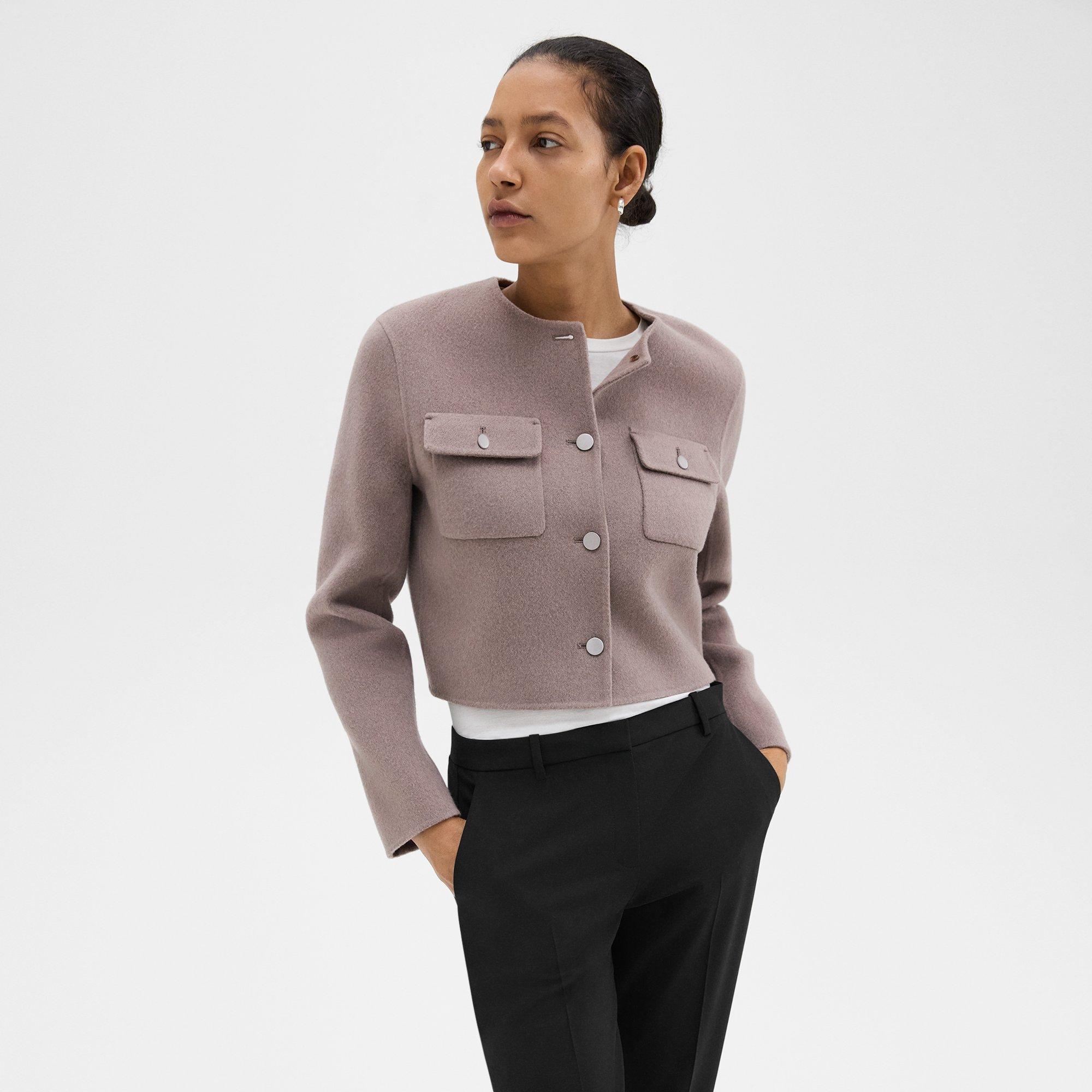 Cardigan Jacket in Double-Face Wool-Cashmere - 2