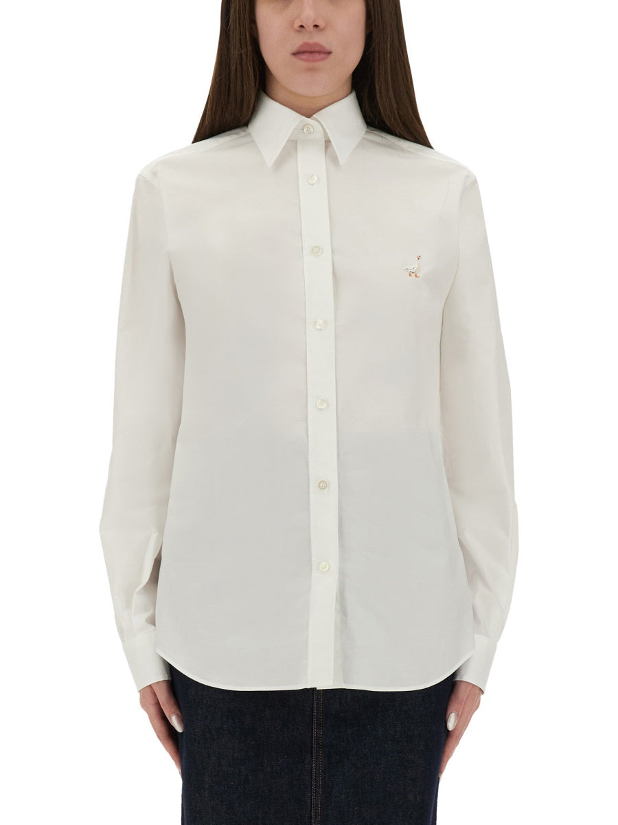 Moschino Women Shirt With "Goose" Embroidery - 3