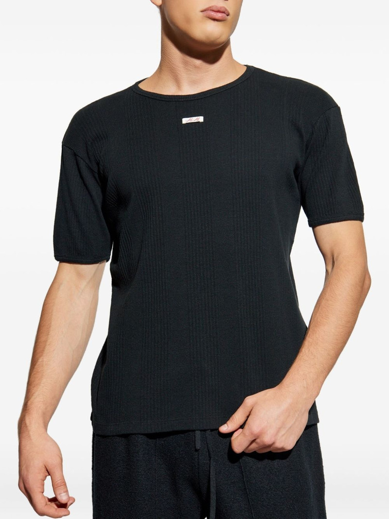 ribbed crew-neck T-shirt 3