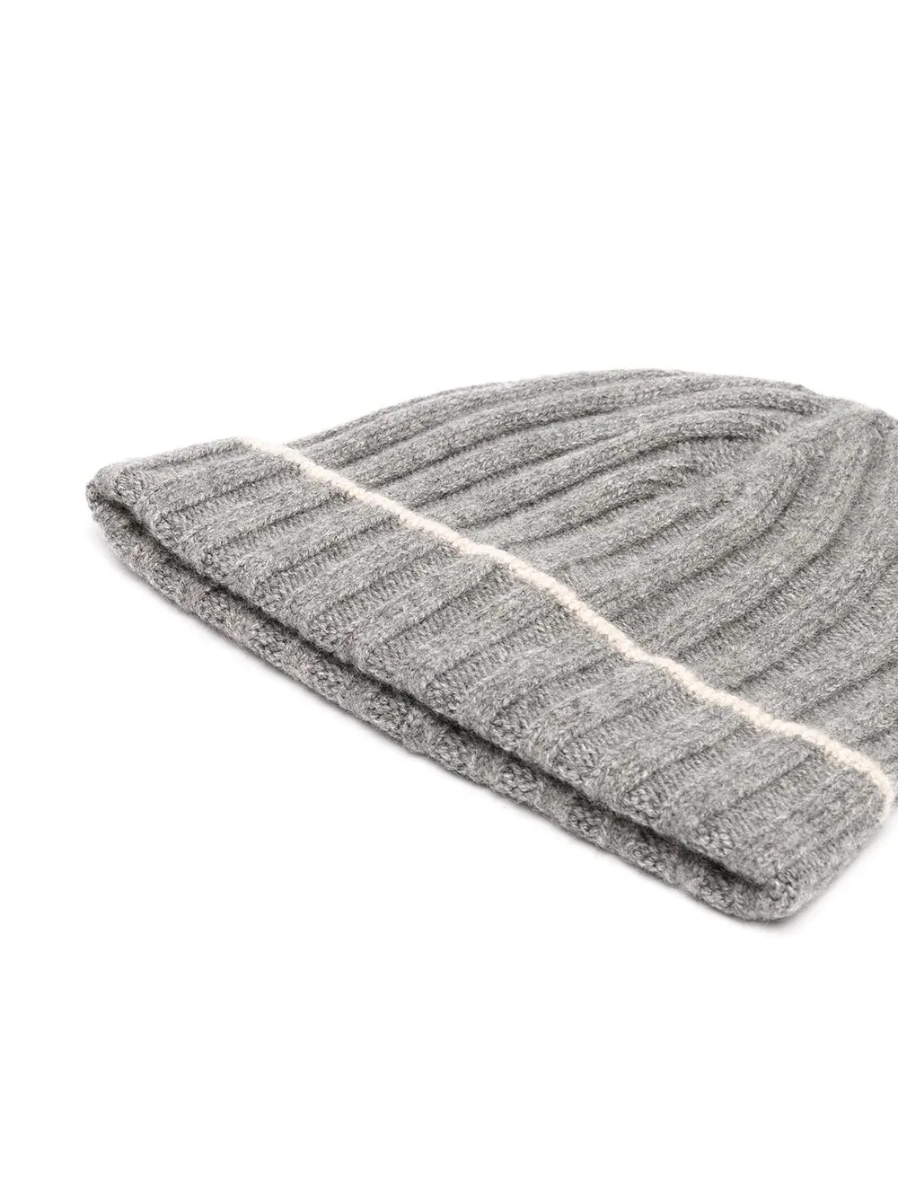 cashmere two-tone beanie - 2