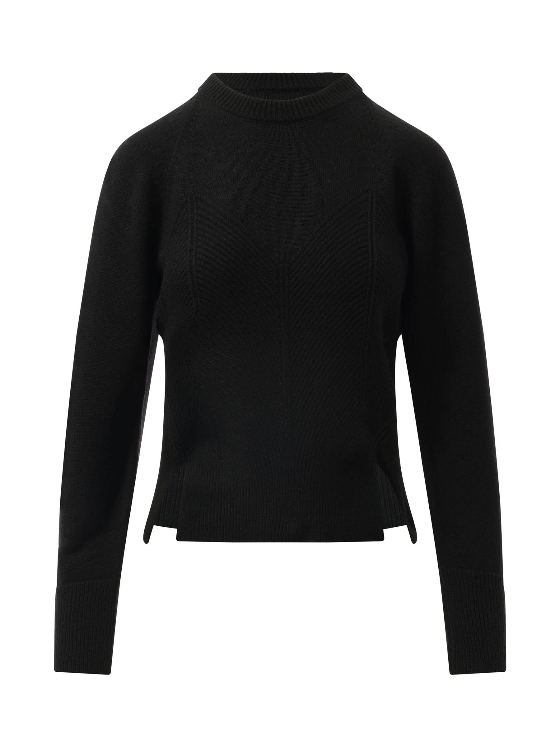 Chevron Corset Jumper in Black - 2