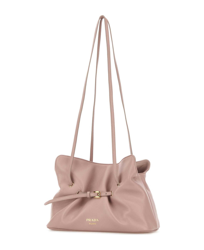 Prada Pink Nappa Leather Small Prada Dana Bucket Bag outlook