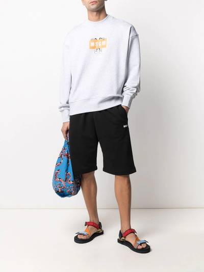 MSGM micro-logo track shorts outlook