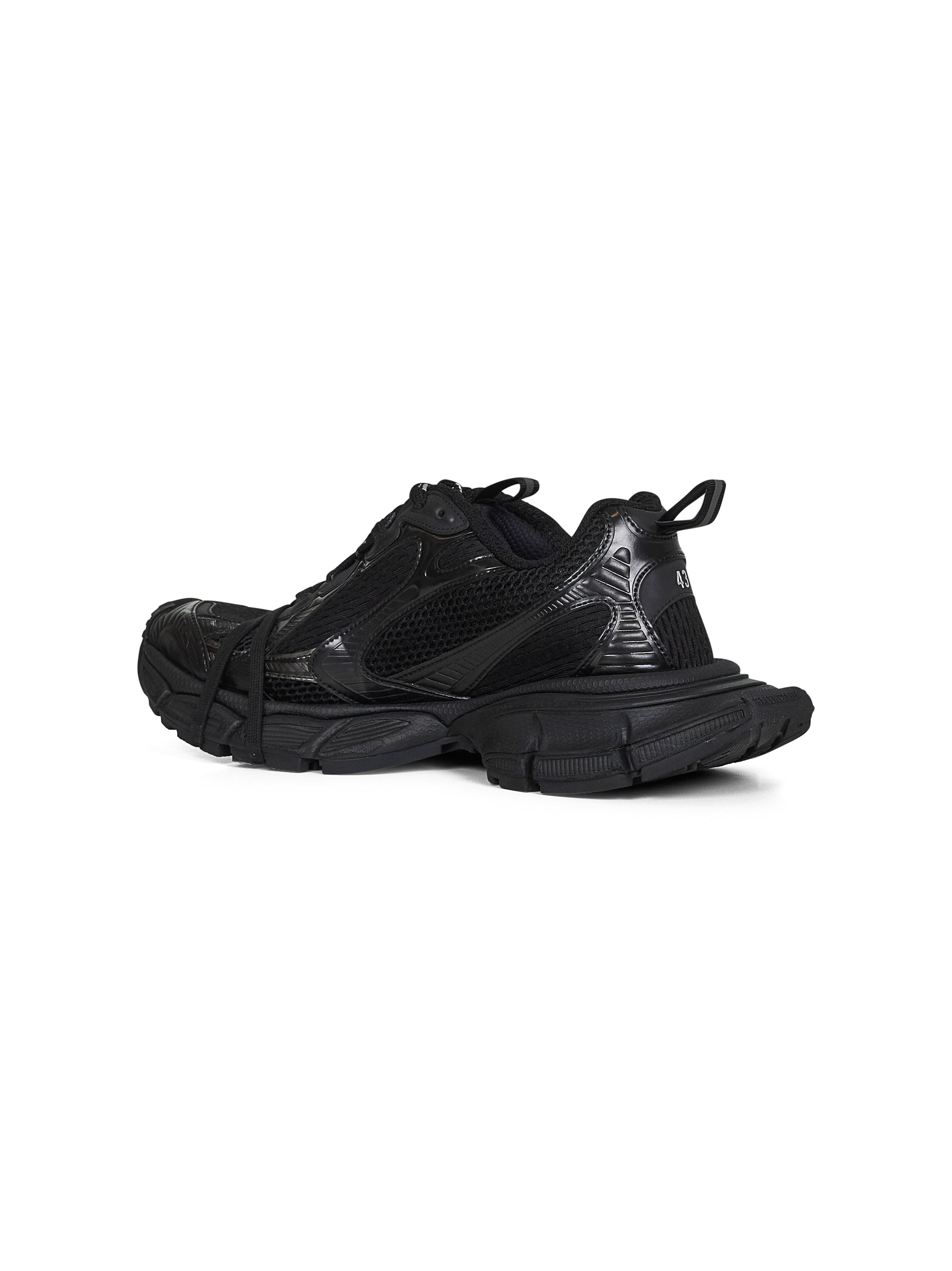 Black mesh and polyurethane 3XL sneakers - 3