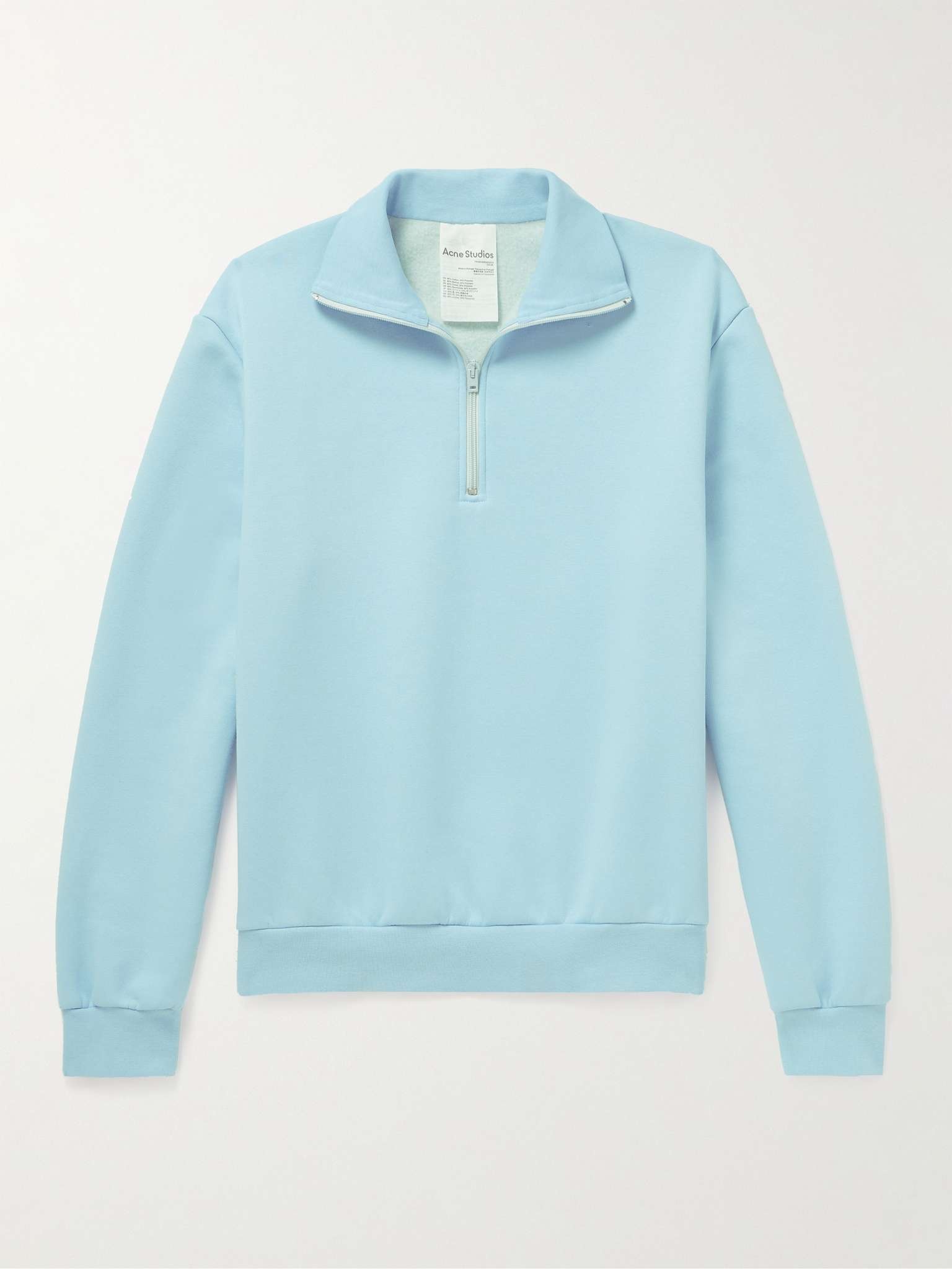 Fenrik Cotton-Blend Jersey Half-Zip Sweatshirt - 1