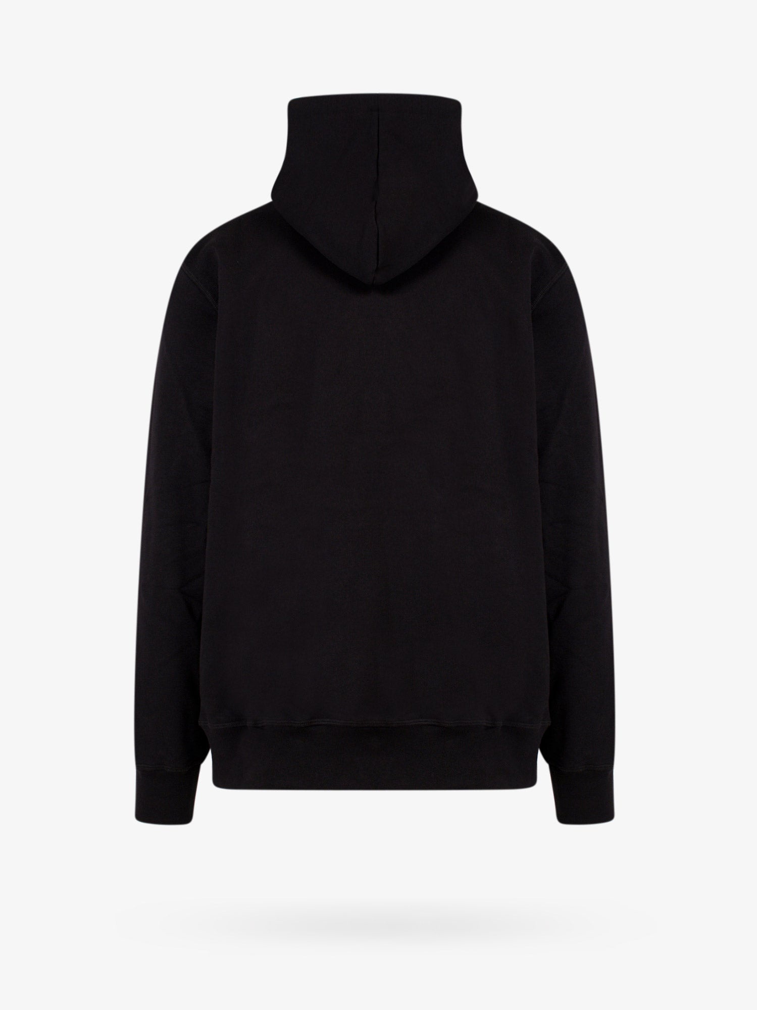 ALEXANDER MCQUEEN BLACK logo-print hooded sweatshirt - 7