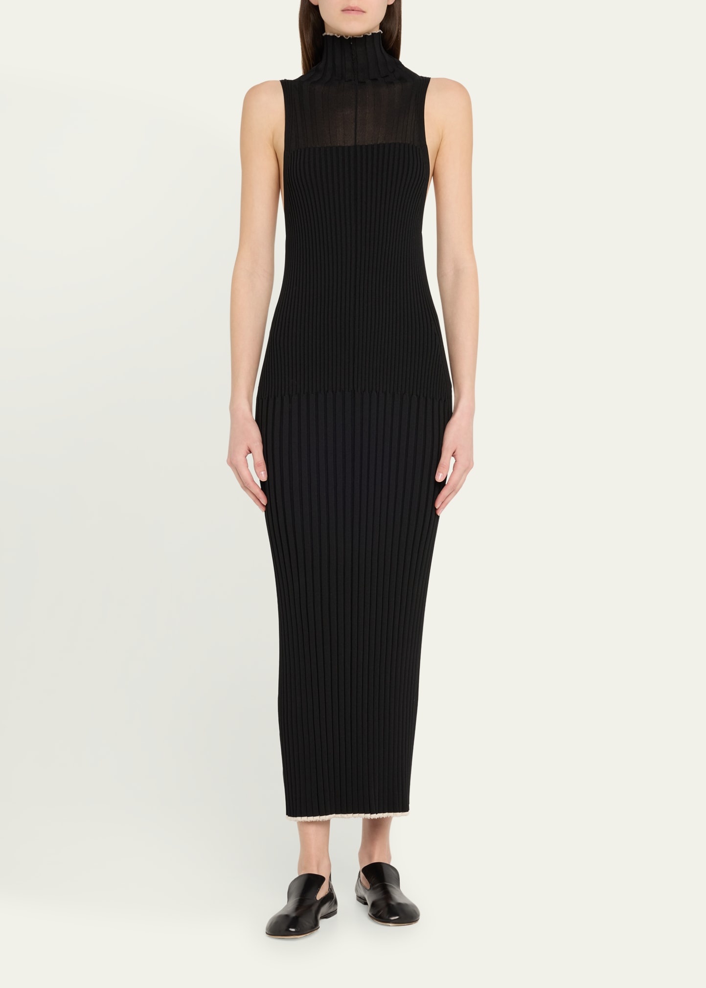 Maia Ribbed Turtleneck Dress - 2