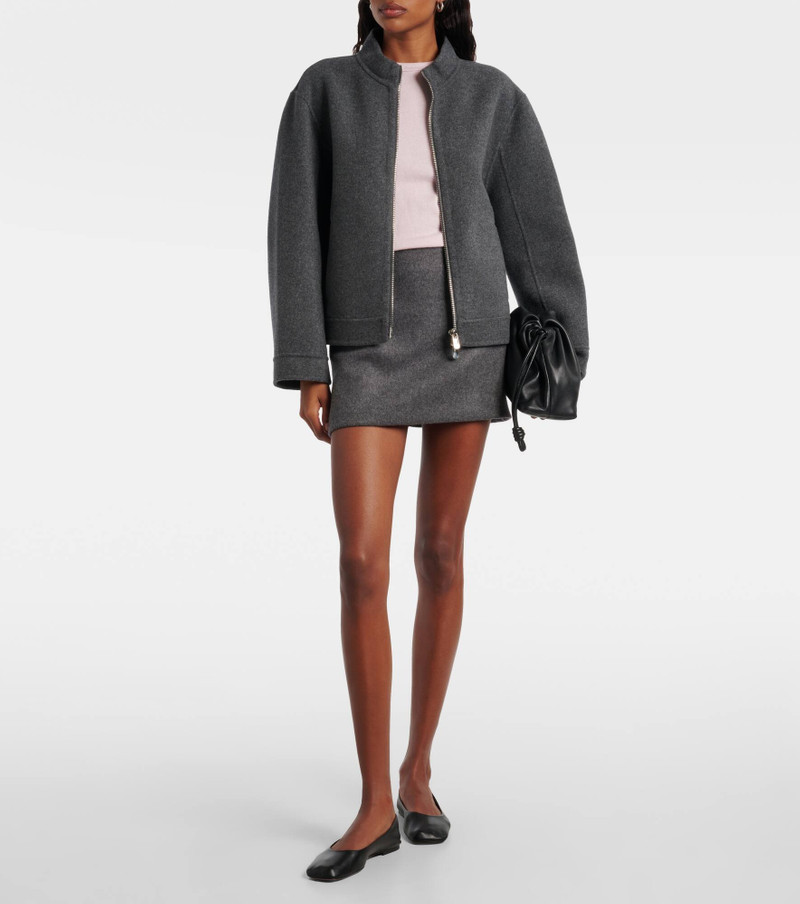 extreme cashmere Motor wool and cashmere bomber jacket outlook