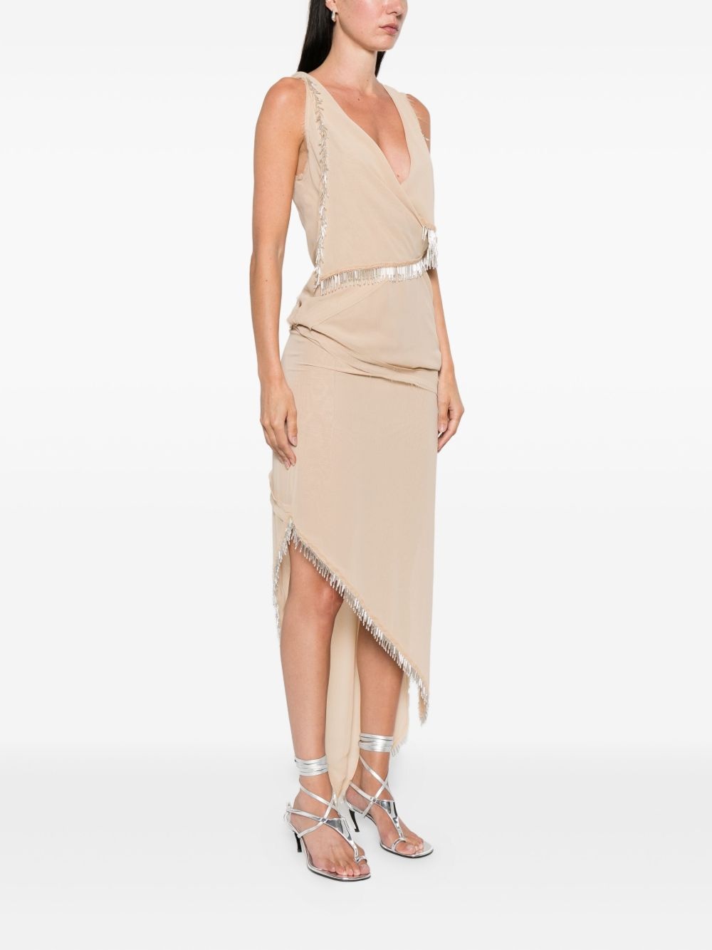 asymmetric midi dress - 3