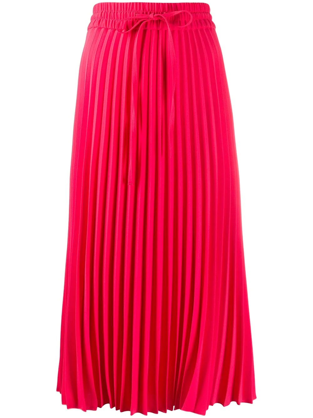 pleated midi skirt - 1