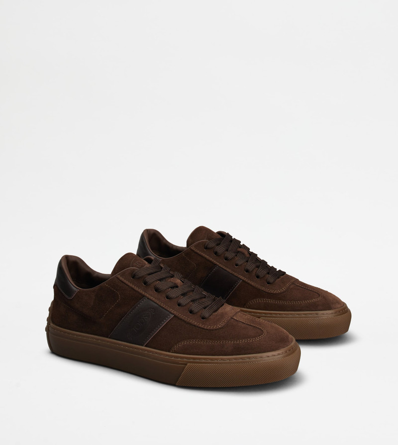 TOD'S SNEAKERS IN SUEDE - BROWN 2