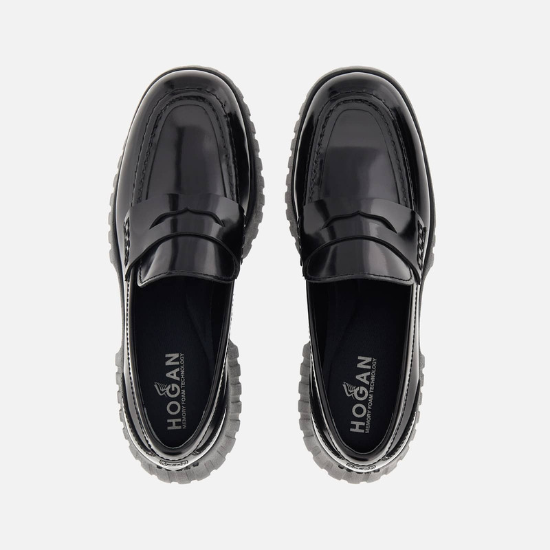 Loafers Hogan H-Stripes Black 4