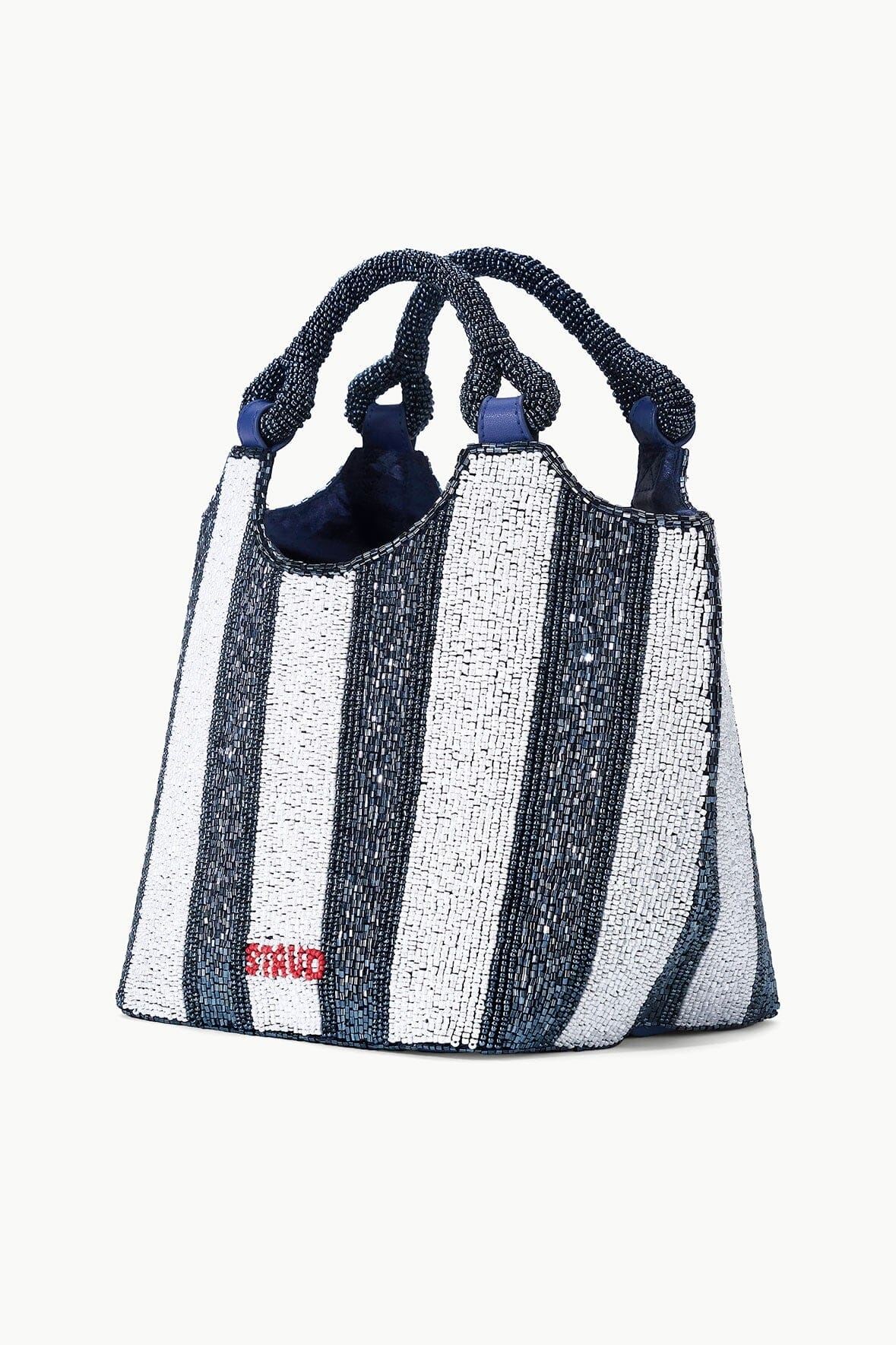STAUD COTE BEADED BAG BRETON STRIPE - 3