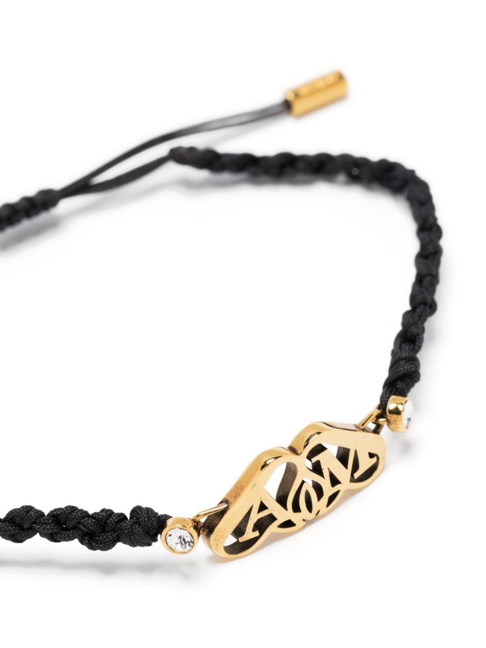 Seal-plaque braided-strap bracelet - 3