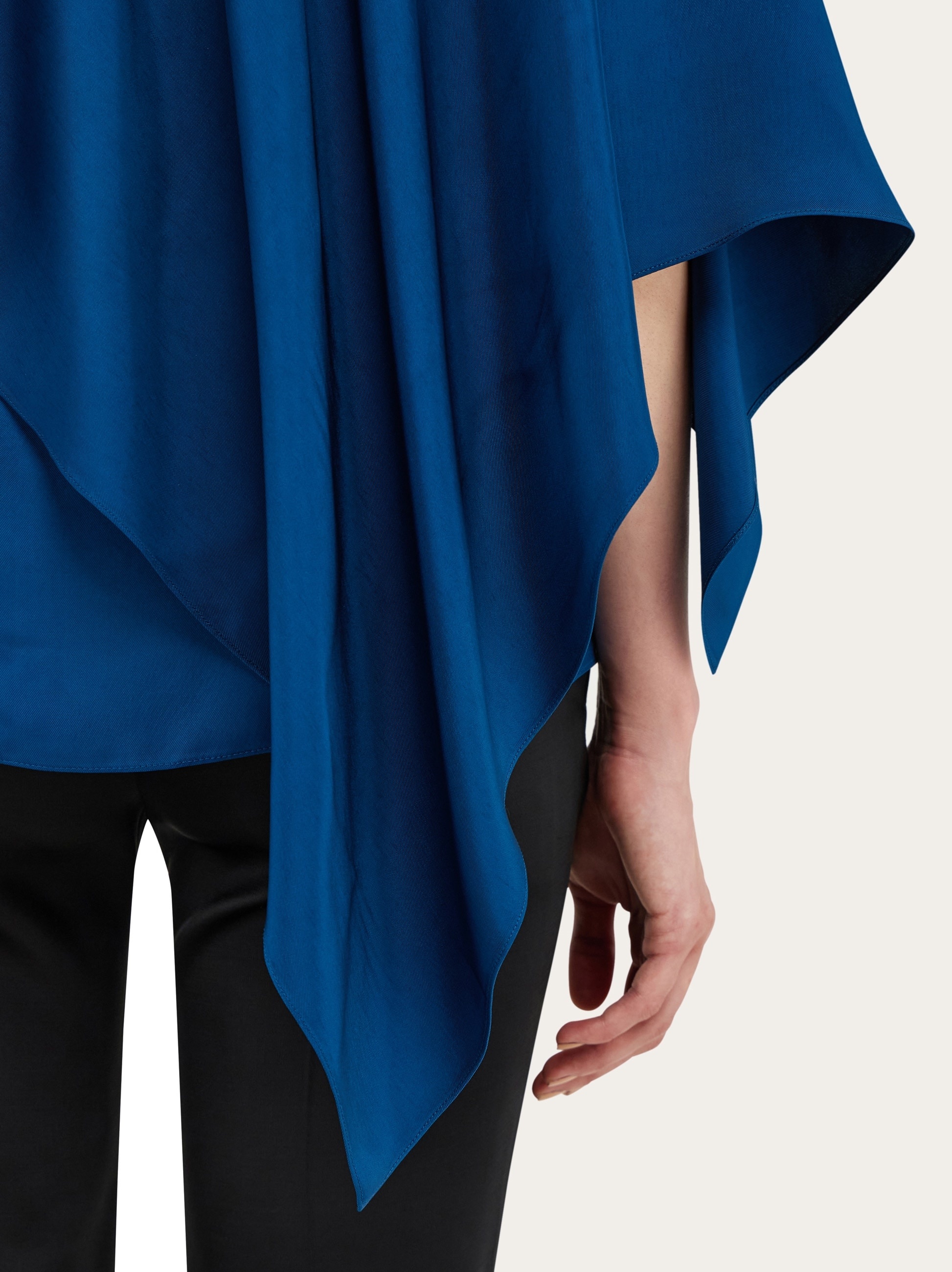 Viscose top with cape detail - 7