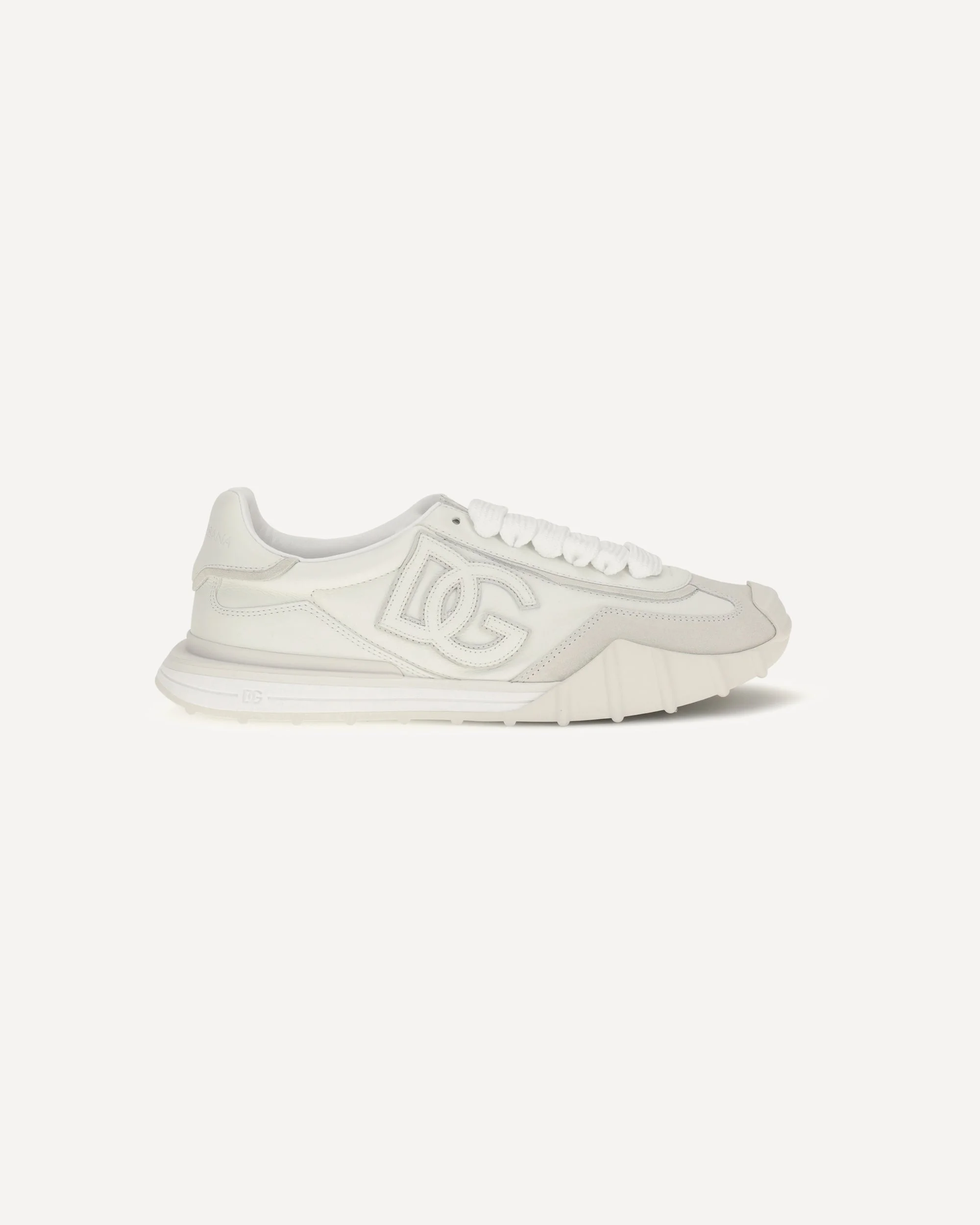 Athletic fabric and leather Sneakers - 1