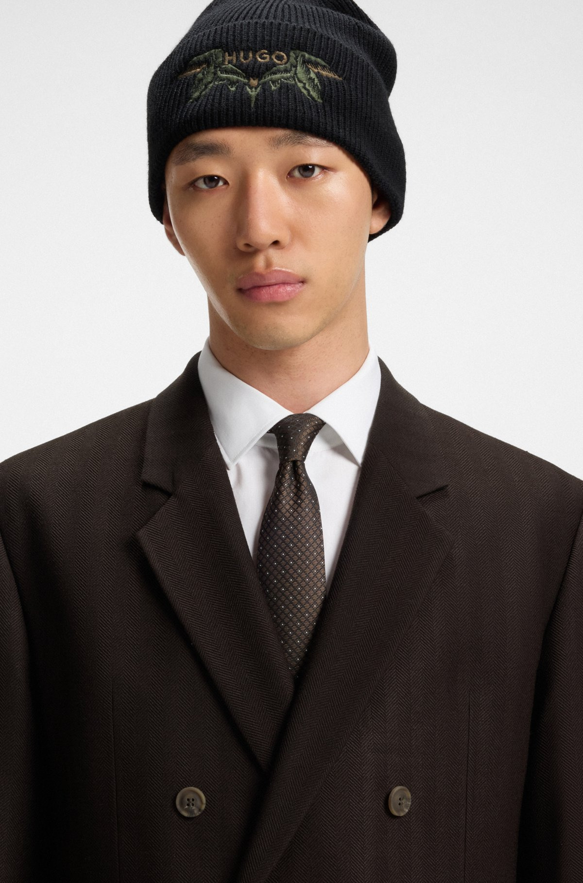 MODERN-FIT BLAZER IN HERRINGBONE STRETCH DOBBY - 5