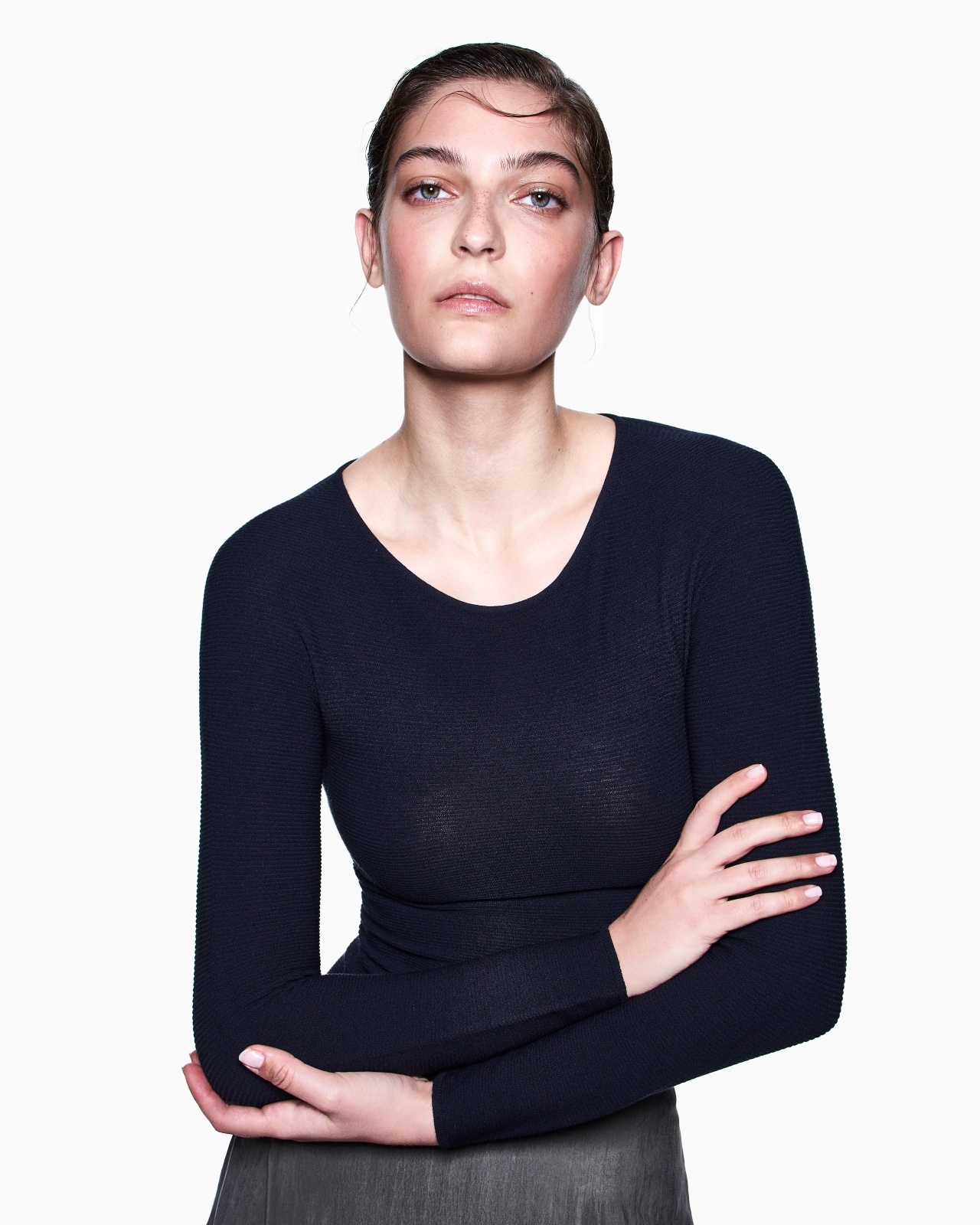 LINKS-STITCH VISCOSE LONG-SLEEVED JUMPER - 5