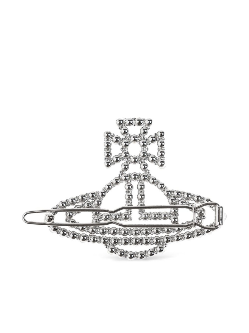 Vivienne Westwood Orb hair clip outlook