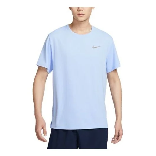 Nike Dri-FIT UV Miler Short-Sleeve Running Top 'Blue' DV9316-479 - 1
