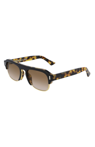 CUTLER AND GROSS 56mm Flat Top Sunglasses in Camouflage/Gradient outlook