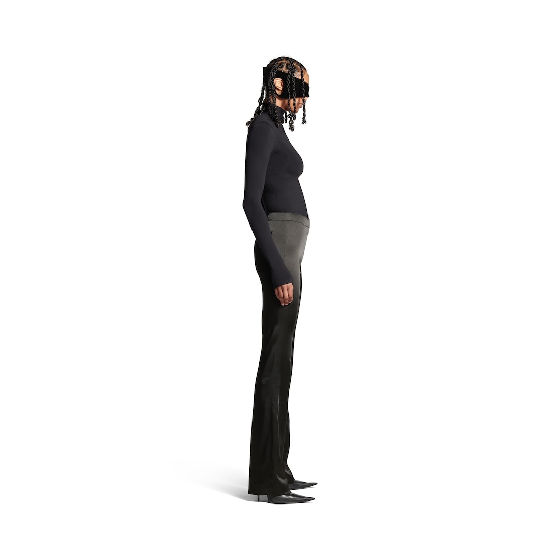 Women's High Waist Pants  in Black - 3