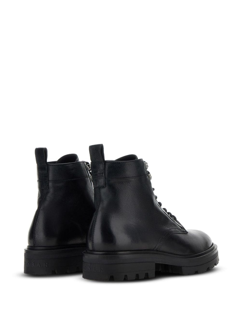 H673 leather boots - 3