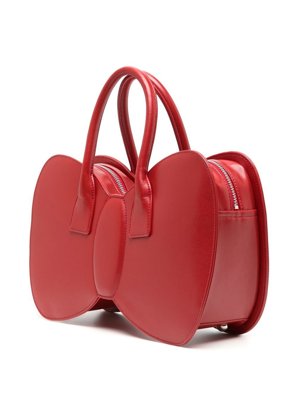 bow-shape leather bag - 3