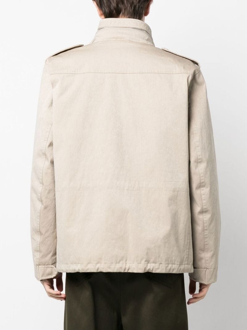 zipped-up cargo-pocket jacket - 4