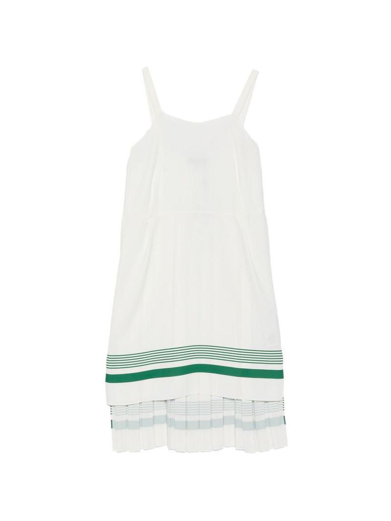 pleated stripe mini dress 1