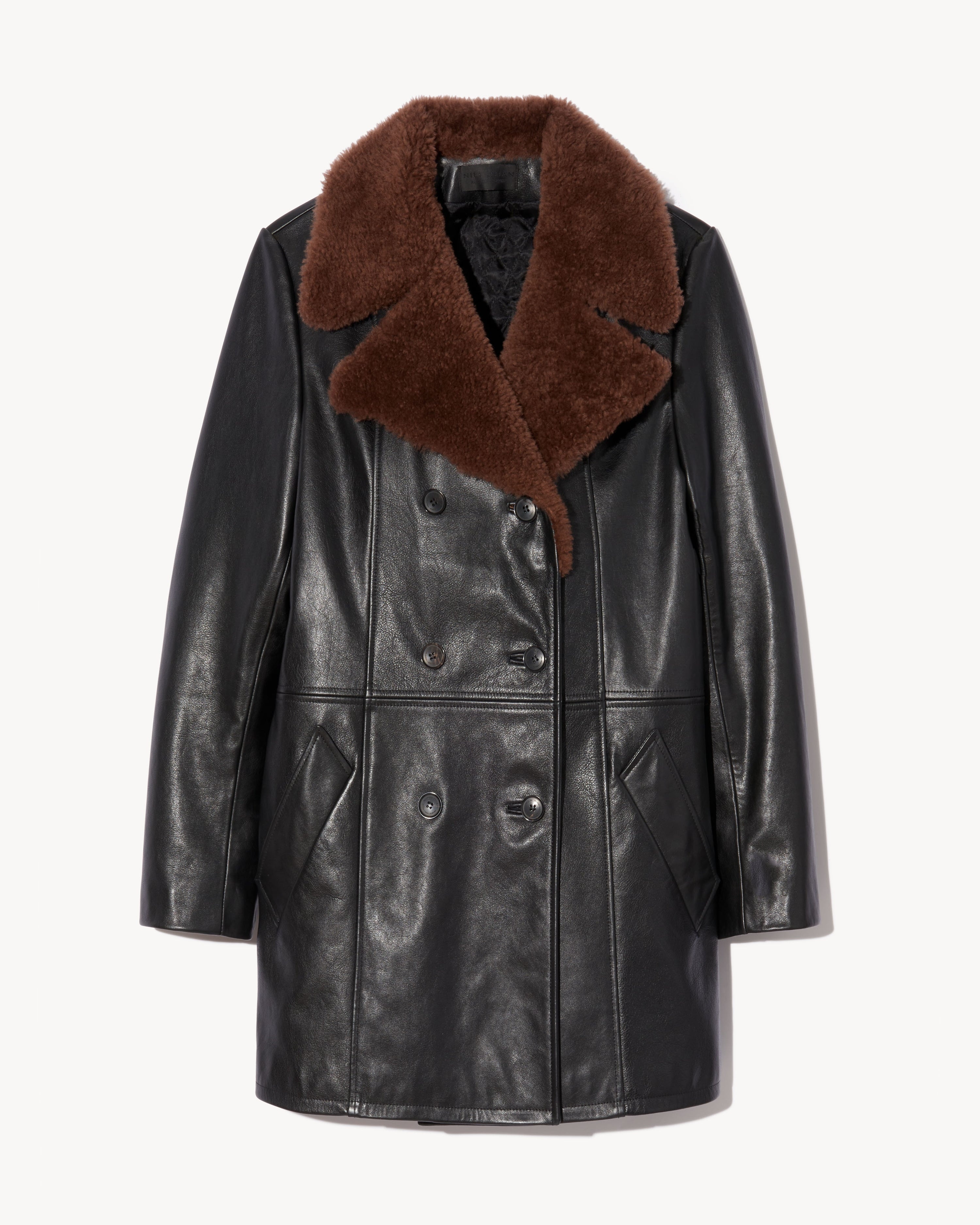 JAYDEN LEATHER COAT - 1
