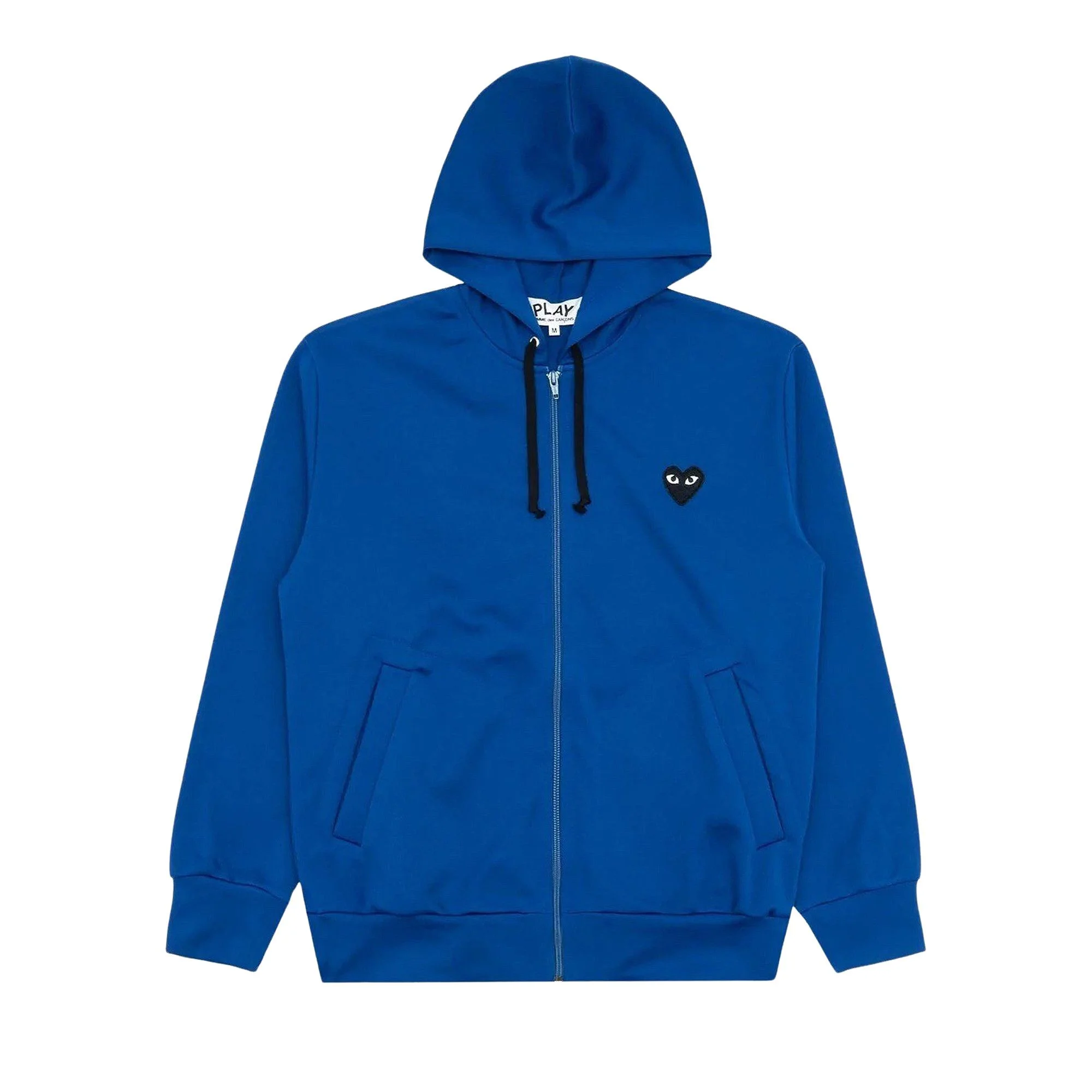 Comme des Garçons PLAY Zip Up Hoodie 'Blue' - 1