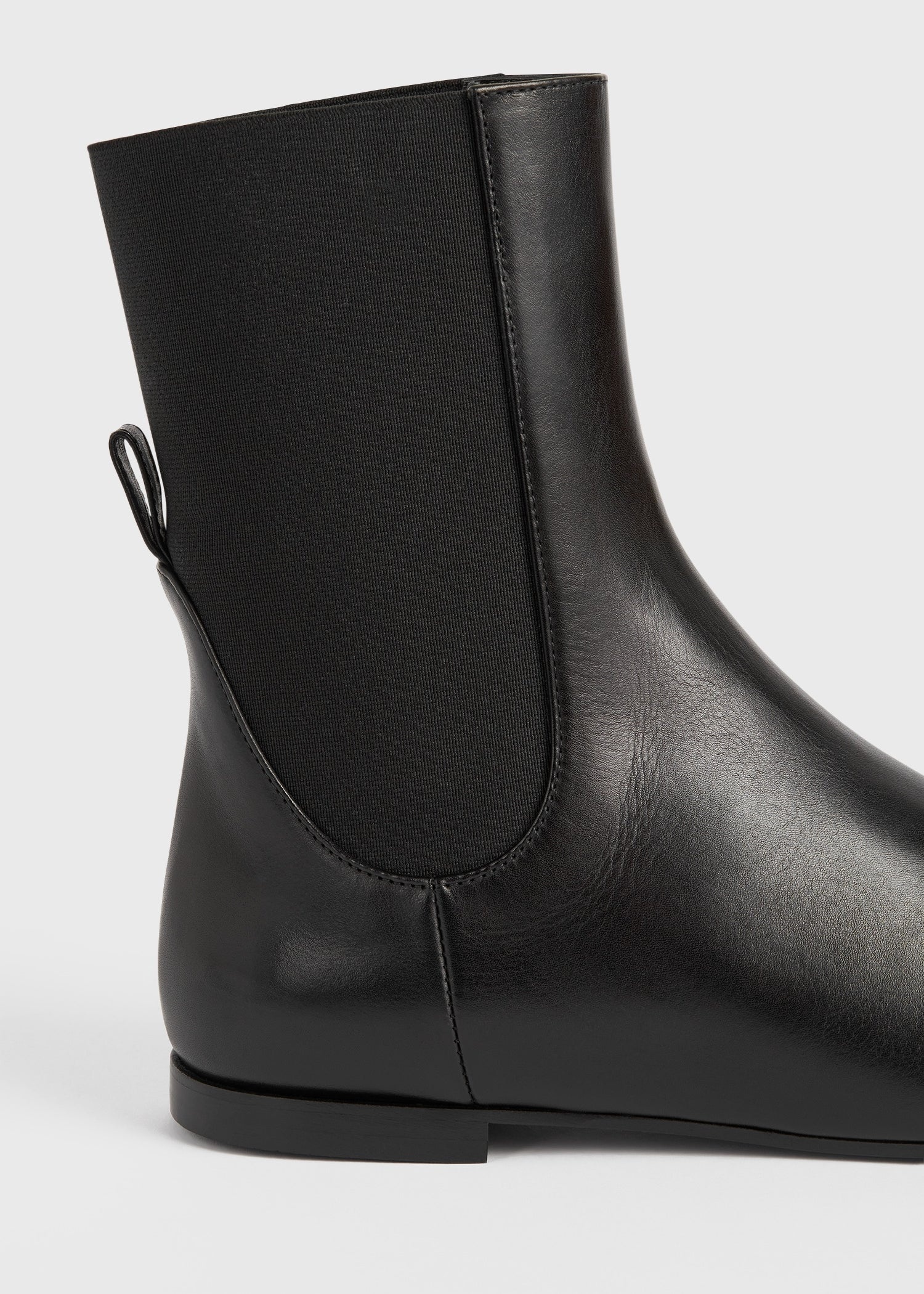Leather Chelsea boots black - 4