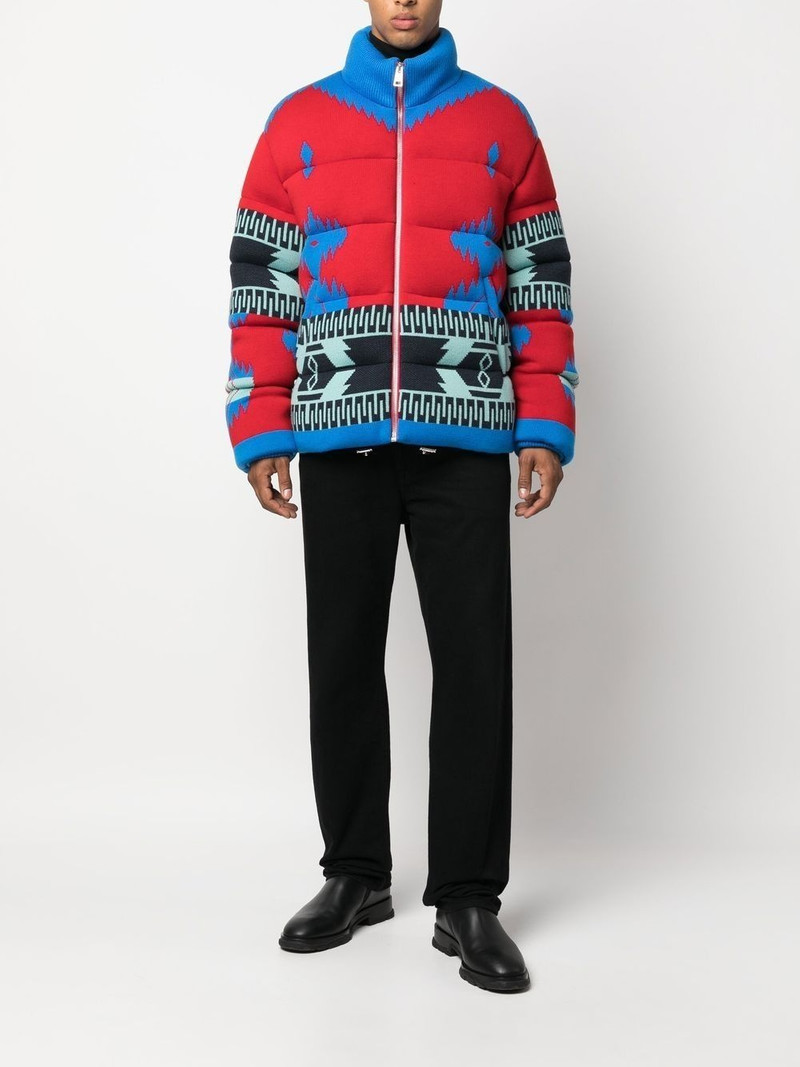 Alanui Icon Jacquard padded jacket outlook