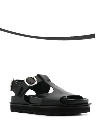 Jil Sander leather chunky sandals outlook