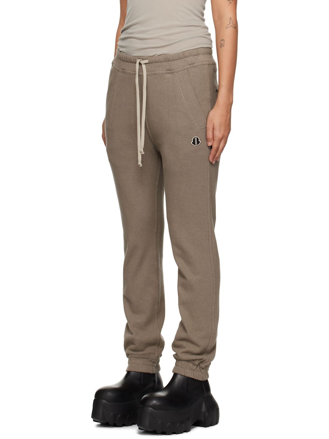 Moncler + Rick Owens Gray Jogger Sweatpants - 4