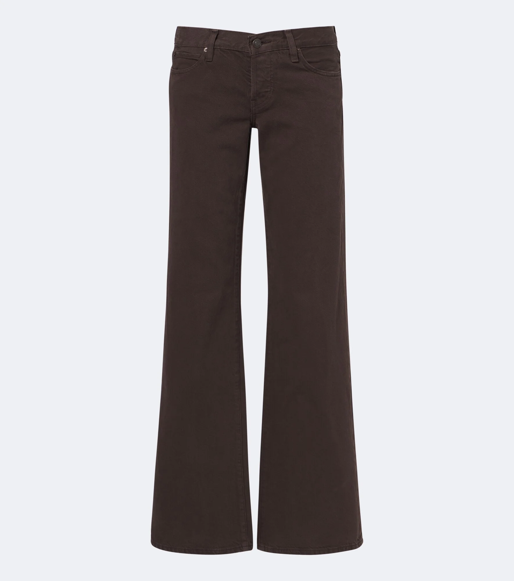 Gray wide-leg jeans - 1