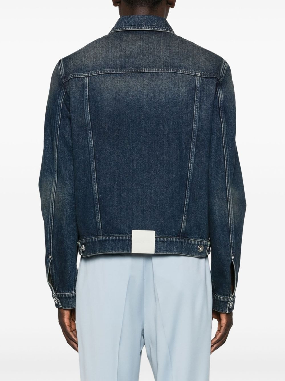 logo-patch jacket - 4
